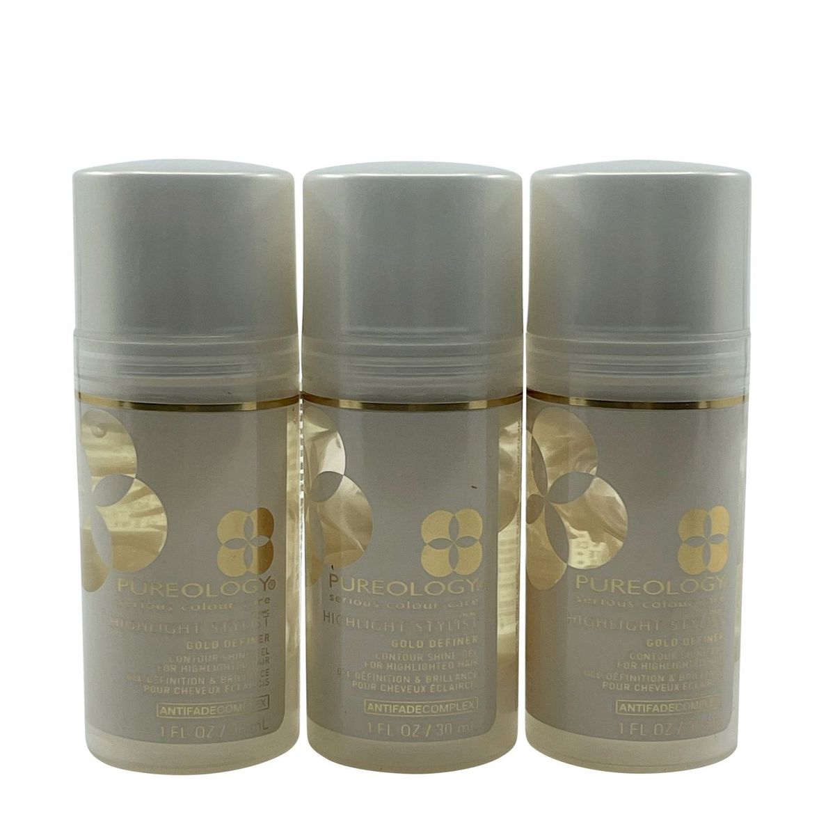 PUREOLOGY - Pureology Highlight Styler Gold Definer 30 ml - Set de 3