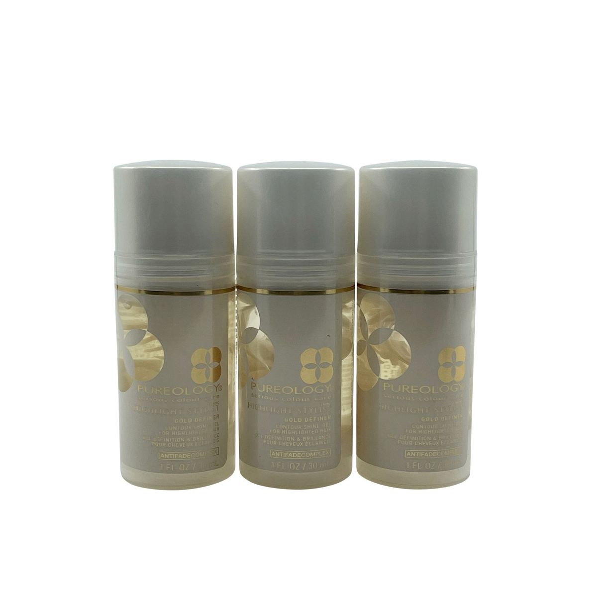 PUREOLOGY - Pureology Highlight Styler Gold Definer 30 ml - Set de 3