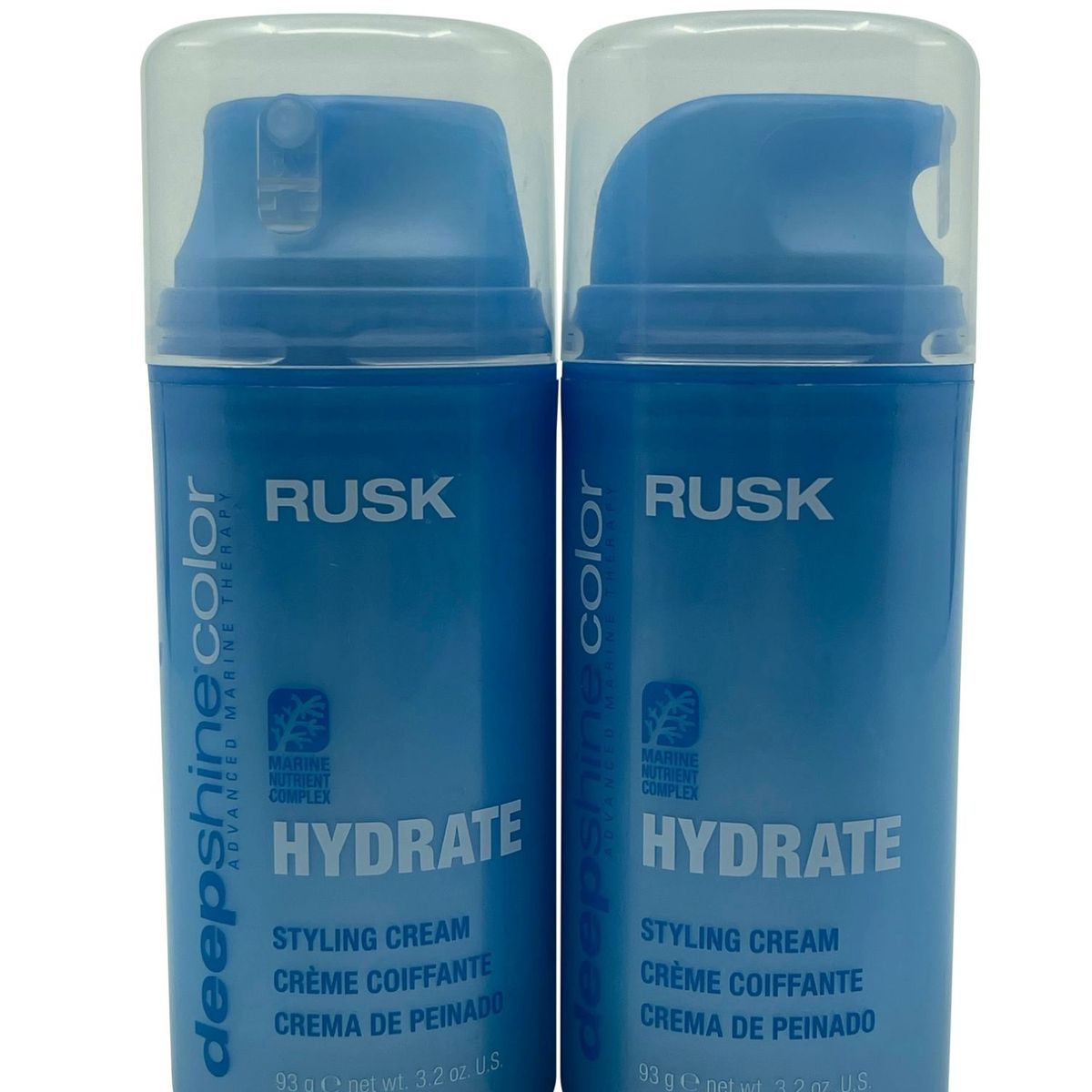 RUSK - Rusk Crema de Estilo Deep Shine Color Hydrate 95 ml - Set de 2
