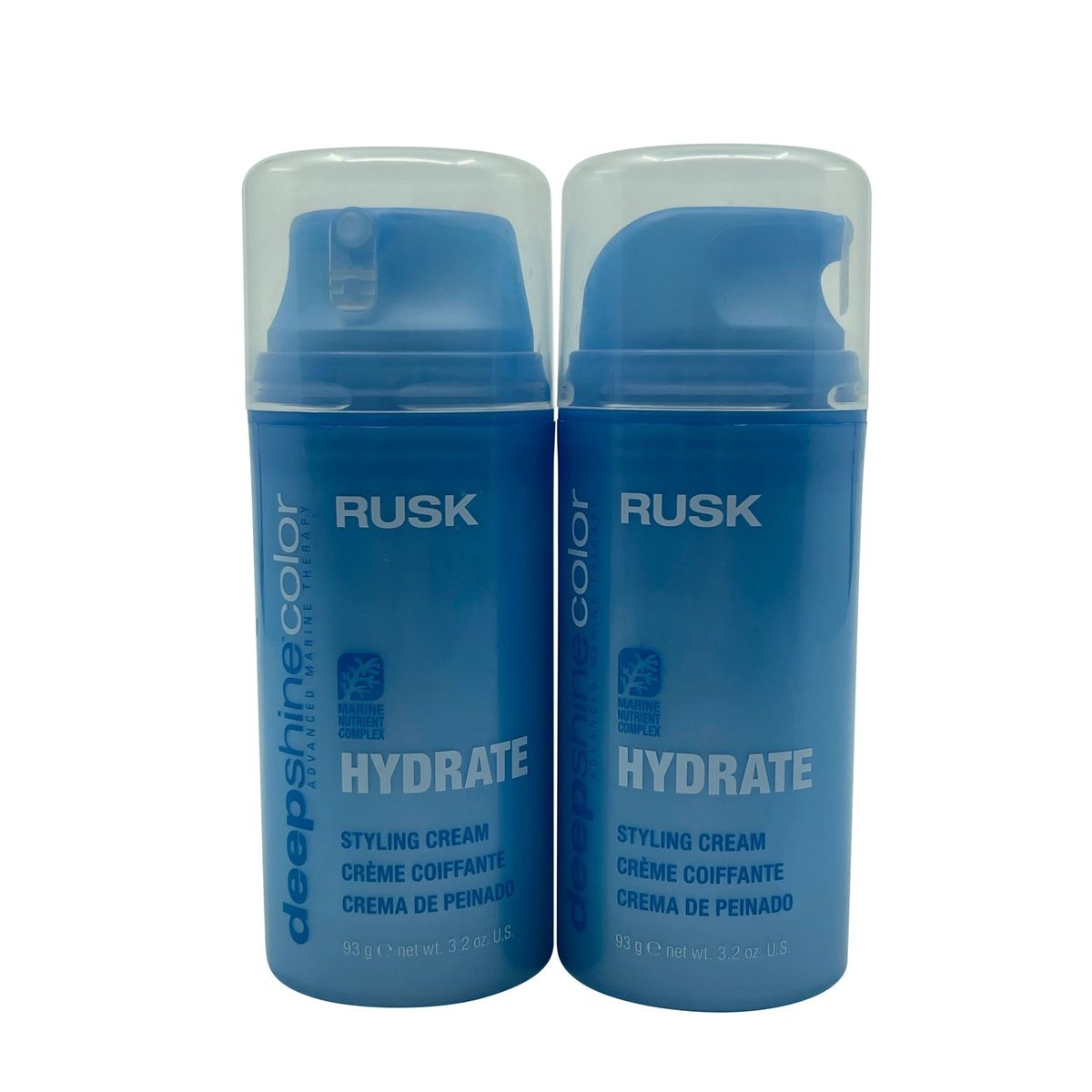 RUSK - Rusk Crema de Estilo Deep Shine Color Hydrate 95 ml - Set de 2