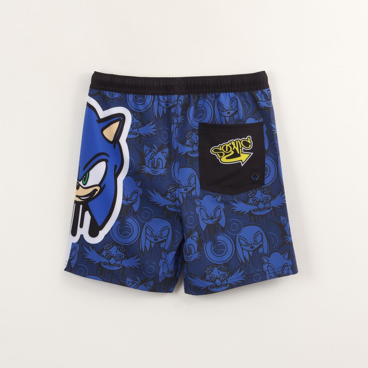 SONIC - Traje de baño Niño Azul Cara Sonic
