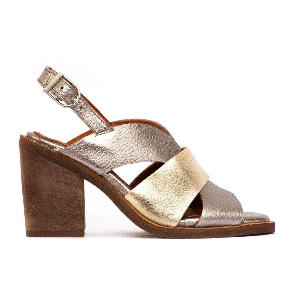 GIANI DAFIRENZE - Sandalia Mujer / Macadamia Metálico