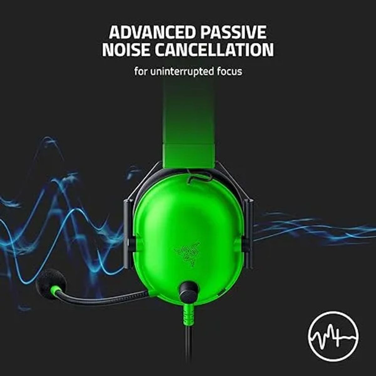 RAZER - Razer BlackShark V2 X Wired Gaming Headset Green