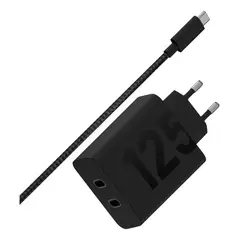 MOTOROLA - Cargador Doble TurboPower™125W USB-C Carga Rápida Eficiente