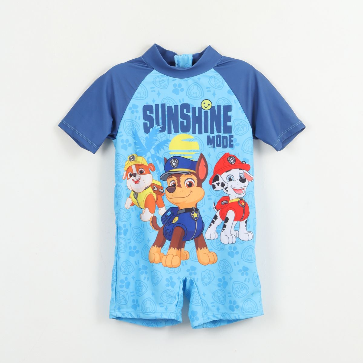 PAW PATROL - Traje de baño Niño Celeste Personajes Paw Patrol