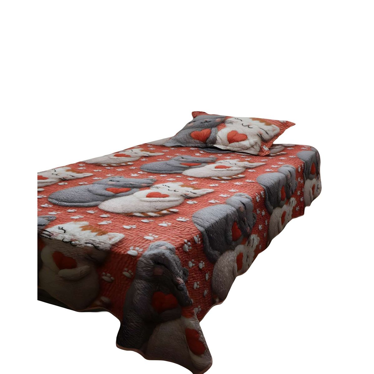 GENERICO - CUBRECAMA DE VERANO 3D 2 PLAZAS 230 X 250 CM V01_.