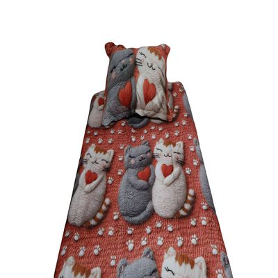 Imagen 2 del producto CUBRECAMA DE VERANO 3D PLAZA Y MEDIA V04