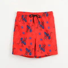 MARVEL - Short con Bolsa Niño Rojo Full Print Spiderman