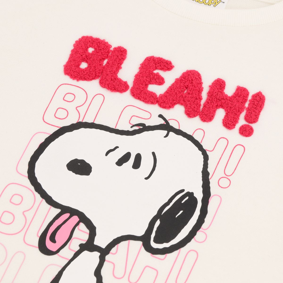 SNOOPY - Polerón Cerrado Niña Crudo Personaje Grand Peanuts Snoopy