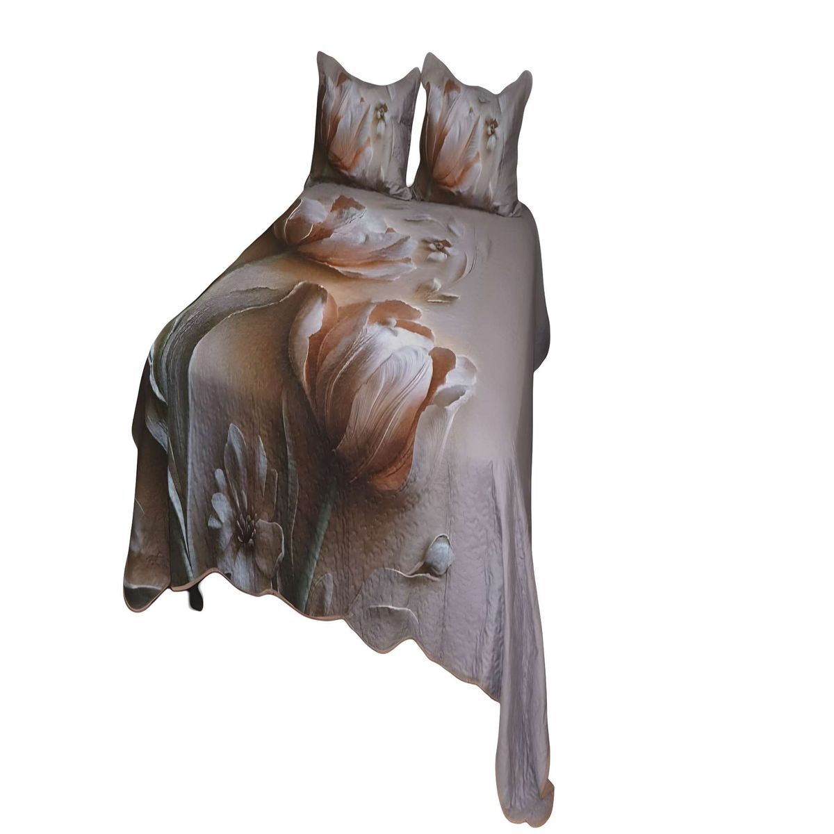 GENERICO - CUBRECAMA DE VERANO 3D 2P 230 X 250 CM 10