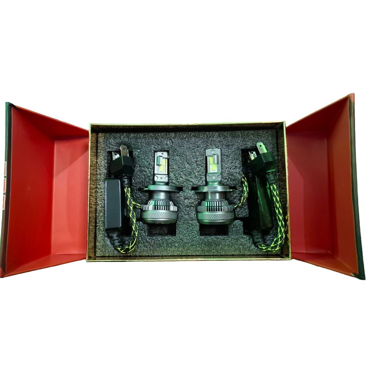 UNIVERSAL - Luces Turbo Led H4 50.000 Lumenes Chip CSP 12/24 V