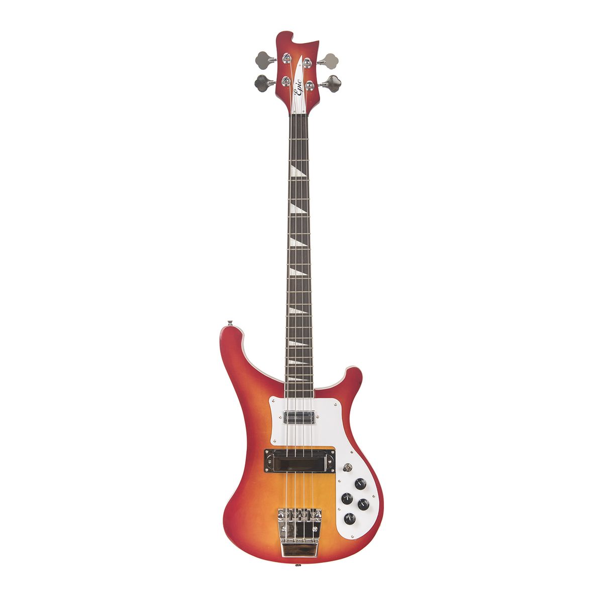 EPIC - Bajo Eléctrico 4 Cuerdas EPIC RB Tipo Rickenbacker Rojo