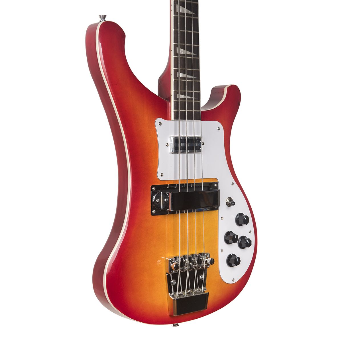 EPIC - Bajo Eléctrico 4 Cuerdas EPIC RB Tipo Rickenbacker Rojo