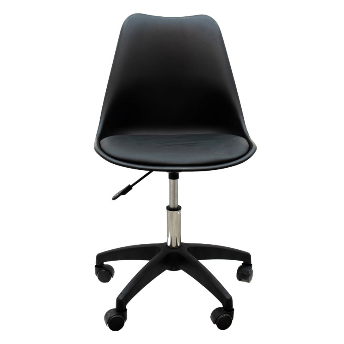 GENERICO - Silla escritorio Agnes negra 48x58x78x88cm Bighouse