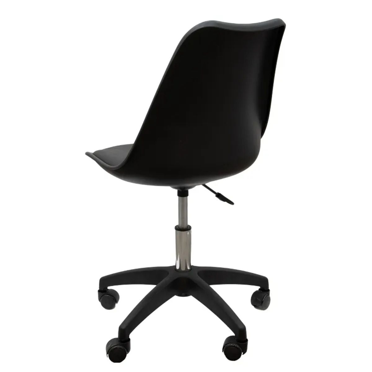 GENERICO - Silla escritorio Agnes negra 48x58x78x88cm Bighouse