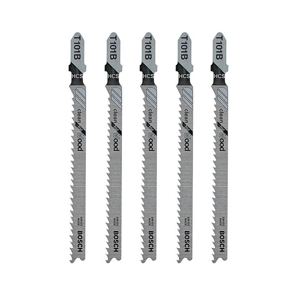BOSCH - Set de hoja de Calar T101B Clean for wood Bosch 2608667305