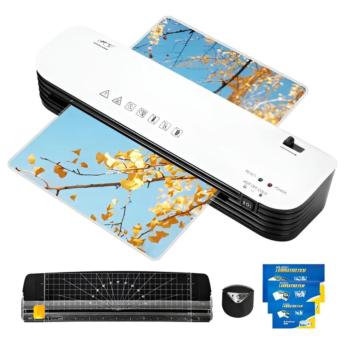 GENERICO - Termolaminadora Plastificadora + Cortador De Papel Rapido