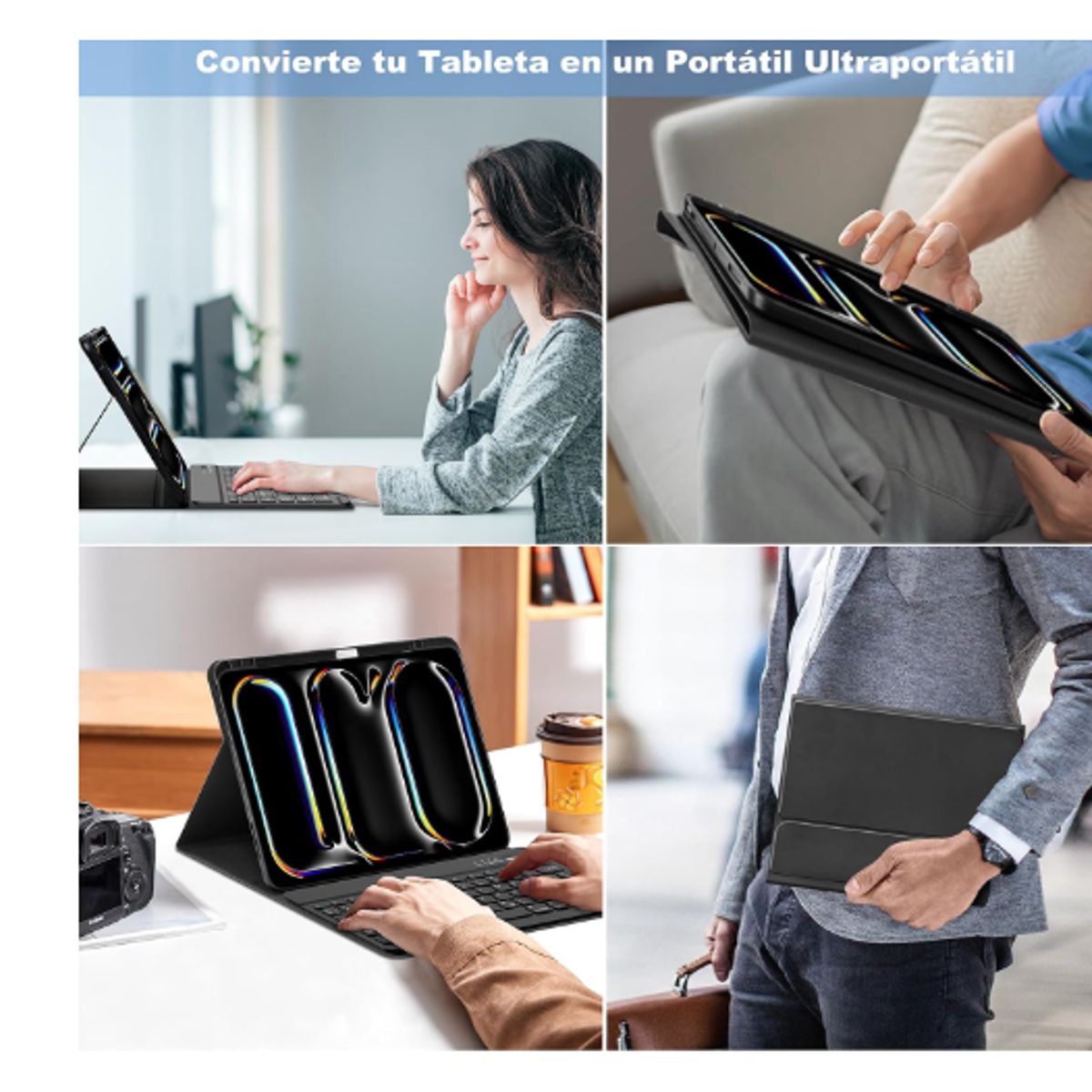 GENERICO - Funda con teclado para IPAD Air11 (2025/2024) Air5/Air4 10.9