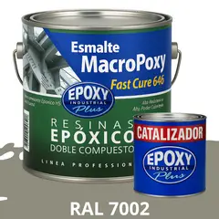 EPOXY - MACROPOXY Pintura epoxica Multisuperficies 2K - KIT GALON RAL 7002