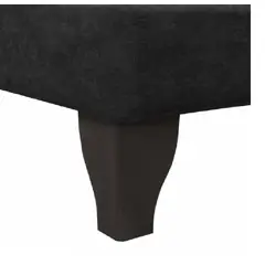 GENERICO - Base Europea para cama 1.5 plazas 105x190cm LINO NEGRO