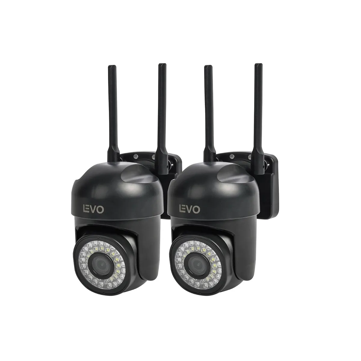 Pack 2x Cámara Seguridad Wifi 5g 2MP Guardpro X5 Negro LEVO, marca LEVO - Foto Principal