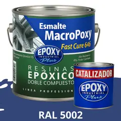 EPOXY - MACROPOXY Pintura epoxica Multisuperficies 2K - KIT GALON RAL 5002