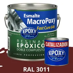 EPOXY - MACROPOXY Pintura epoxica Multisuperficies 2K - KIT GALON RAL 3011