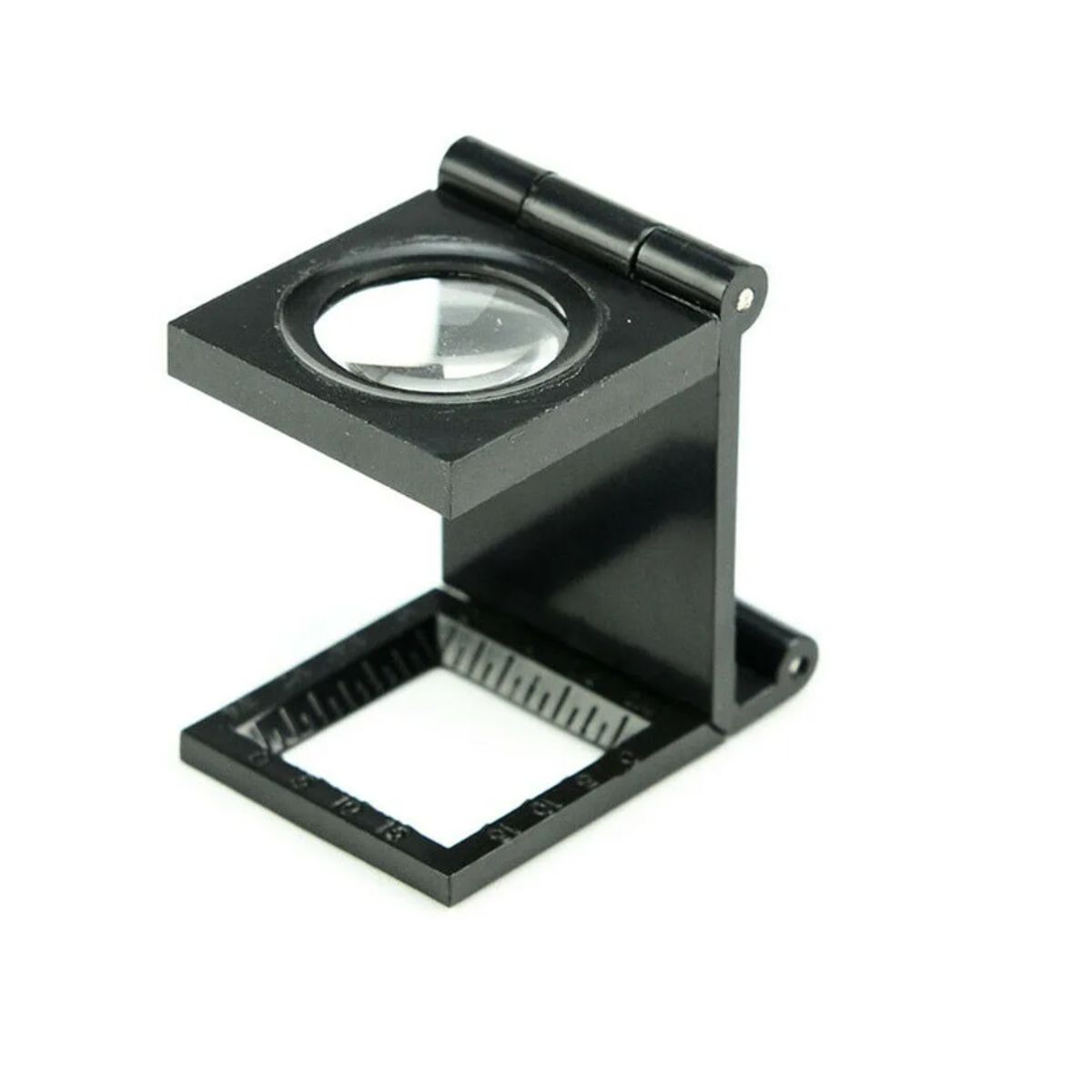 GENERICO - Lupa Cuenta Hilo 8x 22mm Con Regleta Portatil