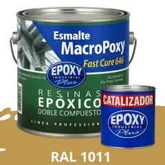 EPOXY - MACROPOXY Pintura epoxica Multisuperficies 2K - KIT GALON RAL 1011