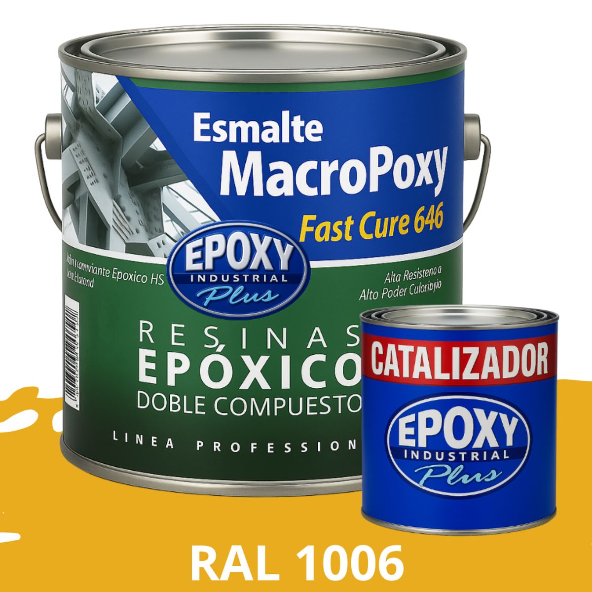 EPOXY - MACROPOXY  Pintura epoxica Multisuperficies 2K - KIT GALON RAL 1006