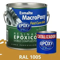 EPOXY - MACROPOXY Pintura epoxica Multisuperficies 2K - KIT GALON RAL 1005
