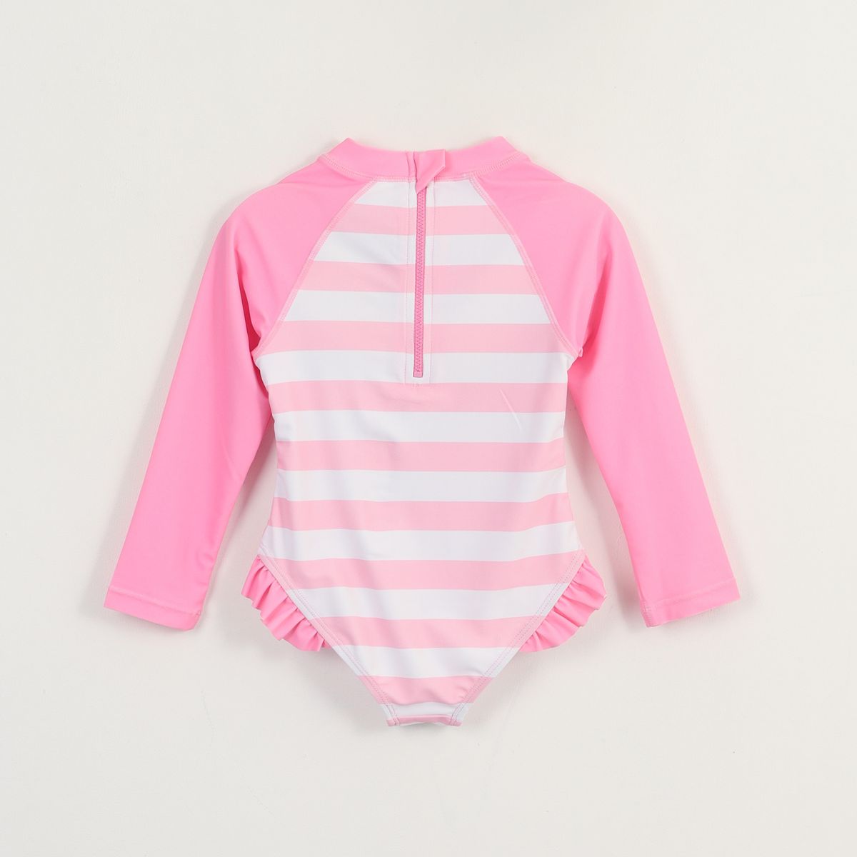 PAW PATROL - Traje de baño Niña Rosado Rayas Estampado Paw Patrol