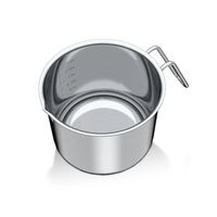 Jarro Lechero Con Escala Medidora 1500ml Acero Inoxidable