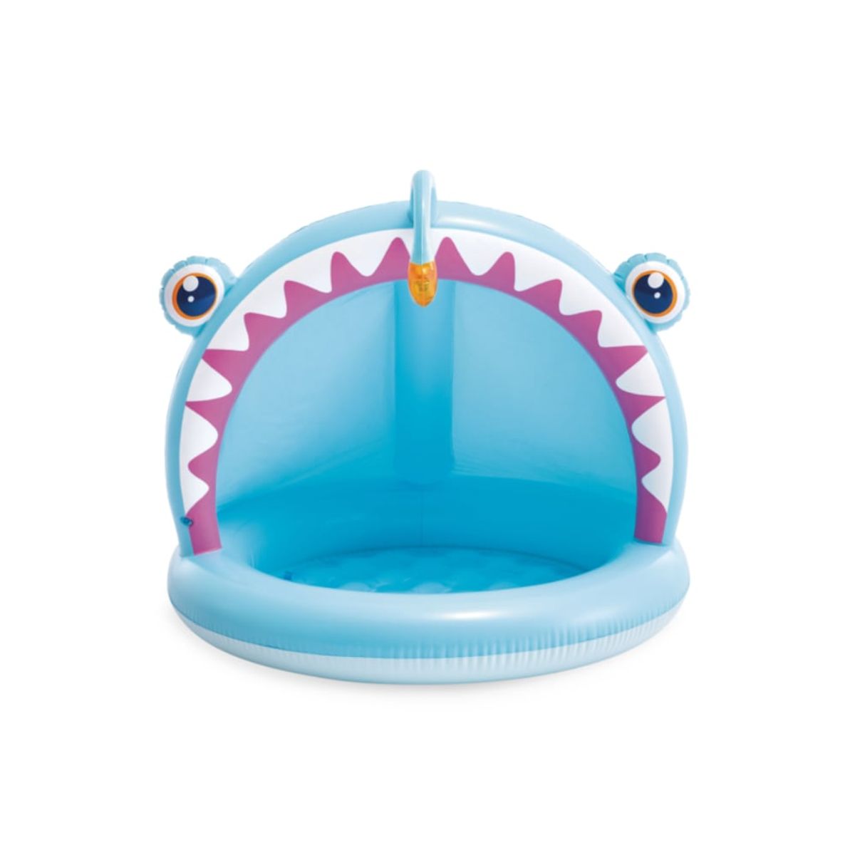 INTEX - Piscina Infantil INTEX con Parasol Angler Fish Baby Pool  1 - 3 Años