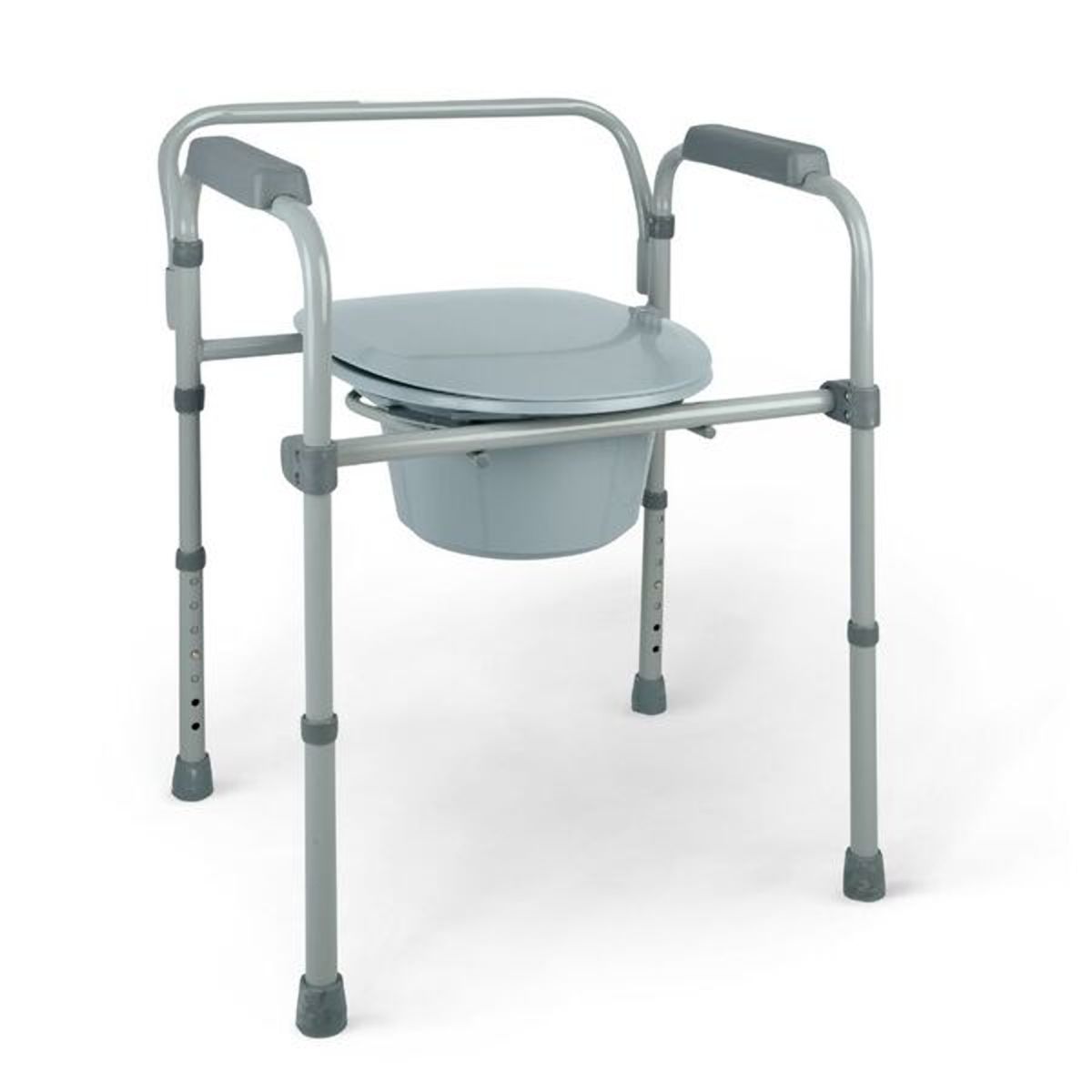 BLUNDING - Silla Elevador De Inodoro 3 En 1 Pleglable - Ajustable