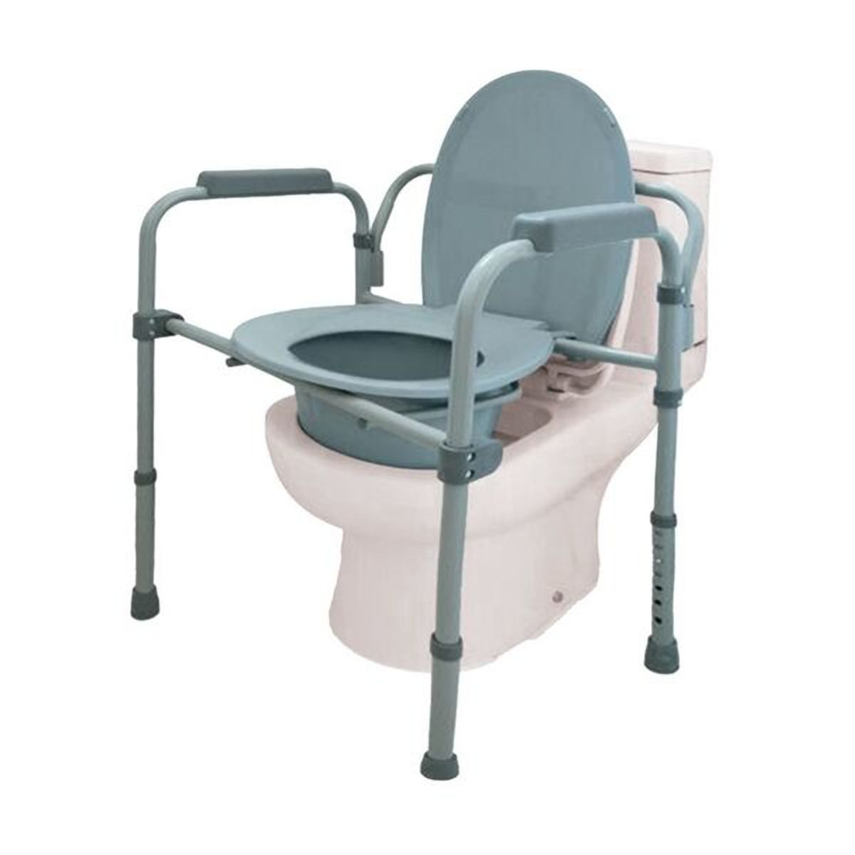 BLUNDING - Silla Elevador De Inodoro 3 En 1 Pleglable - Ajustable
