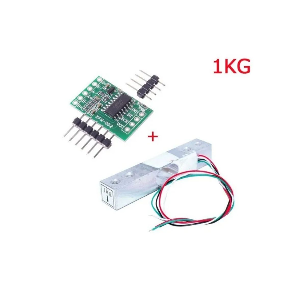 GENERICO - Sensor Peso Presion Hx711 Transmisor De Celda Carga 1kg