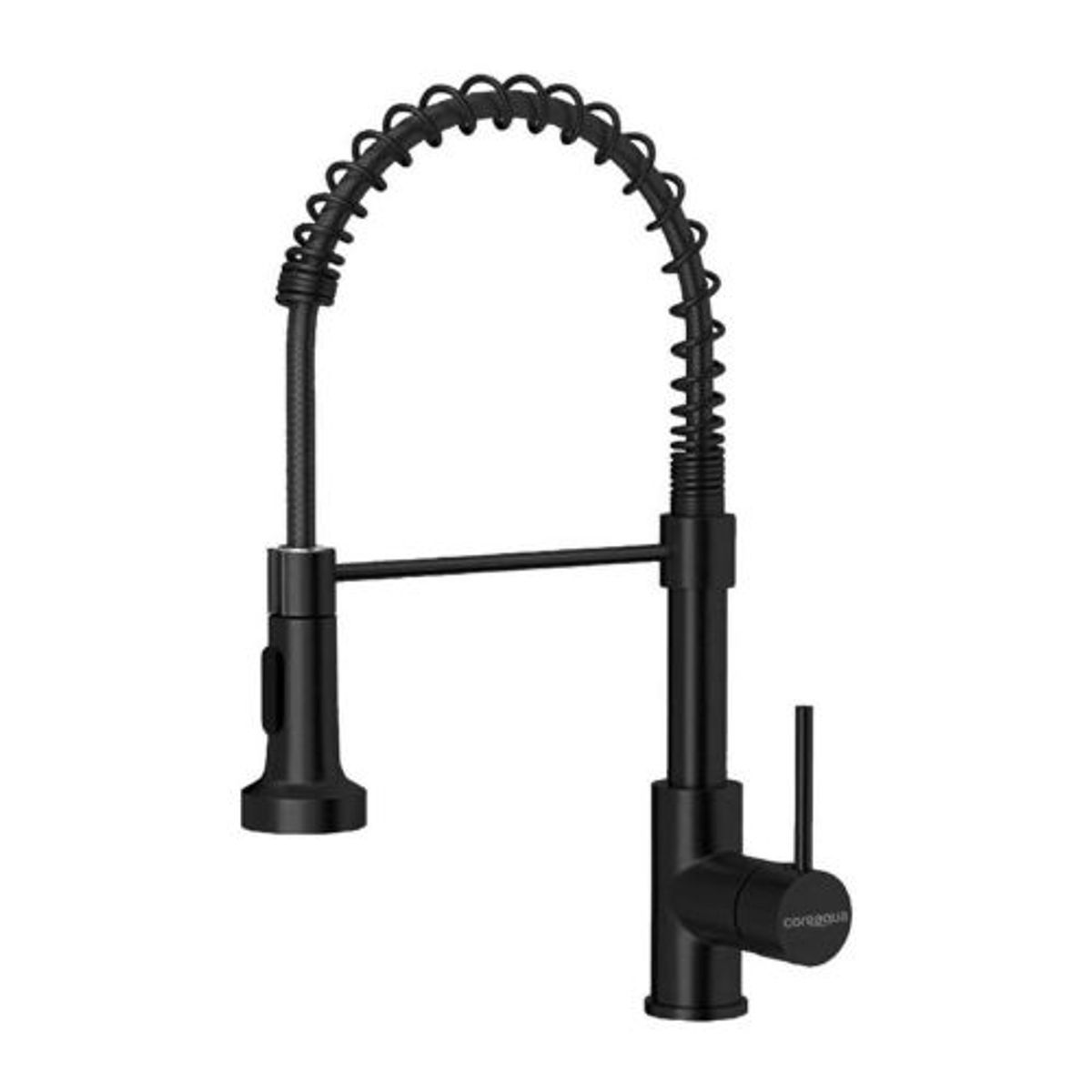 GENERICO - Llave Monomando Lavaplatos Flexible Griferia Cocina Negro