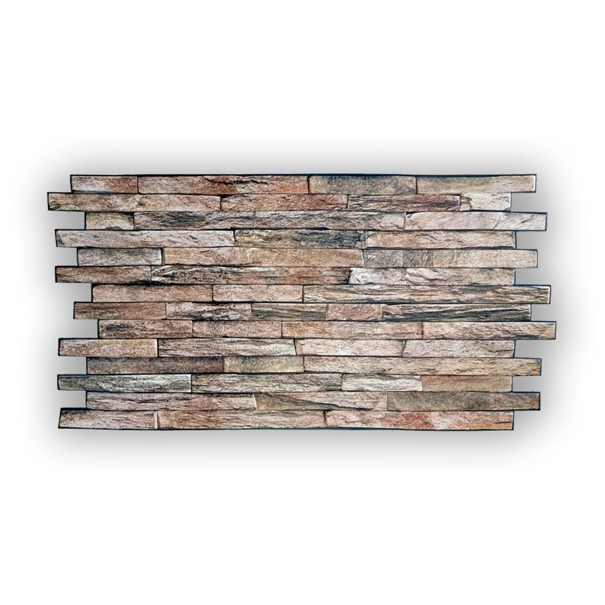 Wall Panel PVC Relieve 96.4 x 49 cm CANTERA PLANA 4.5m² (10 Paneles), marca MERCAR RAY - Foto 2