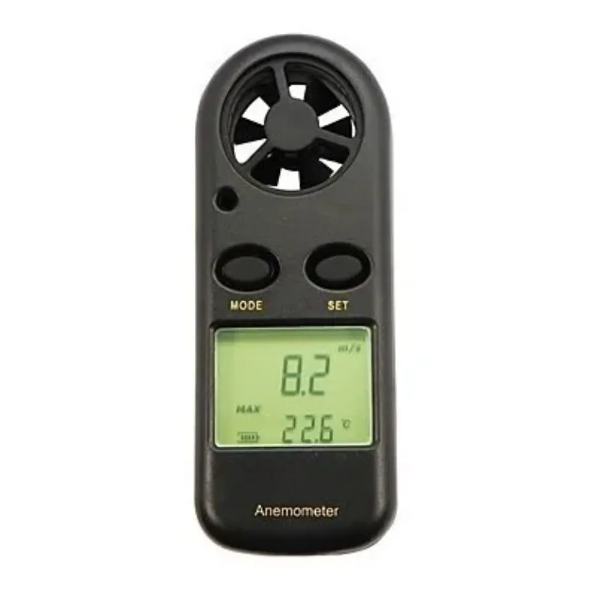 GENERICO - Anemometro Digital Medidor Velocidad Viento Ar1 Profesional