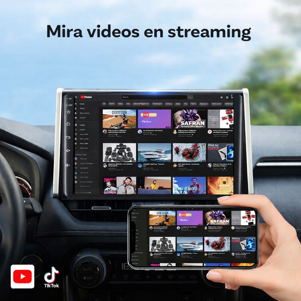 GENERICO - Adapatador inalambrico carplay ottocast duplica pantalla