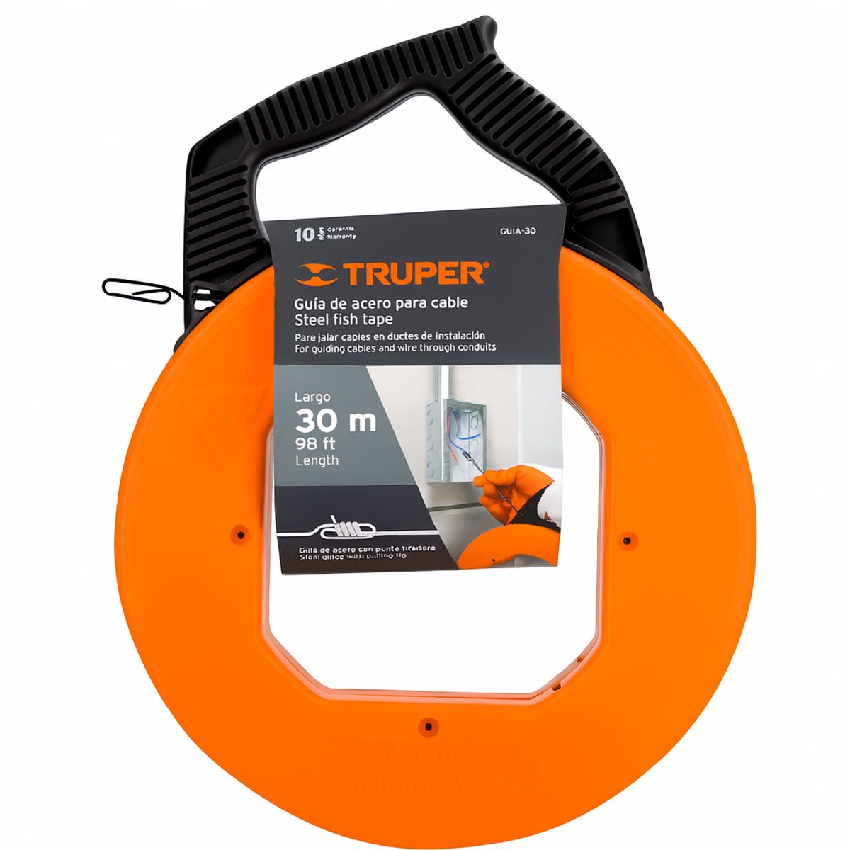 TRUPER - Laucha De Acero 30m Para Cableado Eléctrico