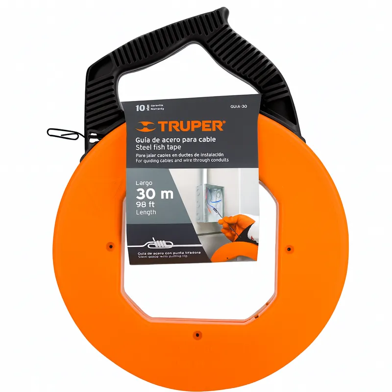 TRUPER - Laucha De Acero 30m Para Cableado Eléctrico