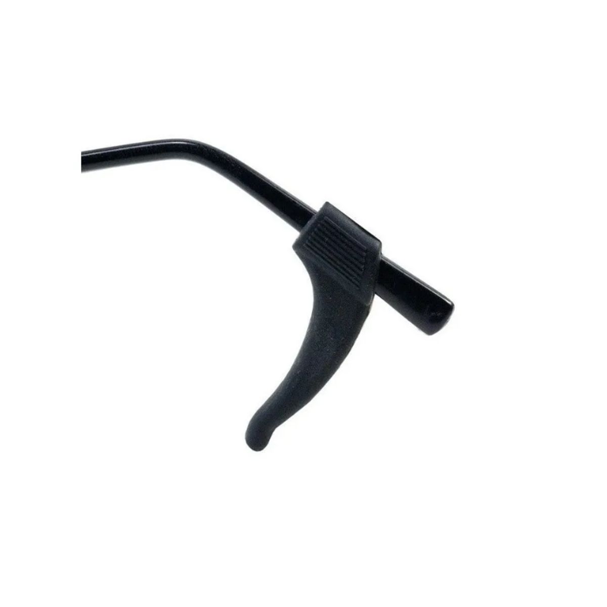 GENERICO - Par Silicona Agarre Anti Deslizante Anteojos Lentes Negro