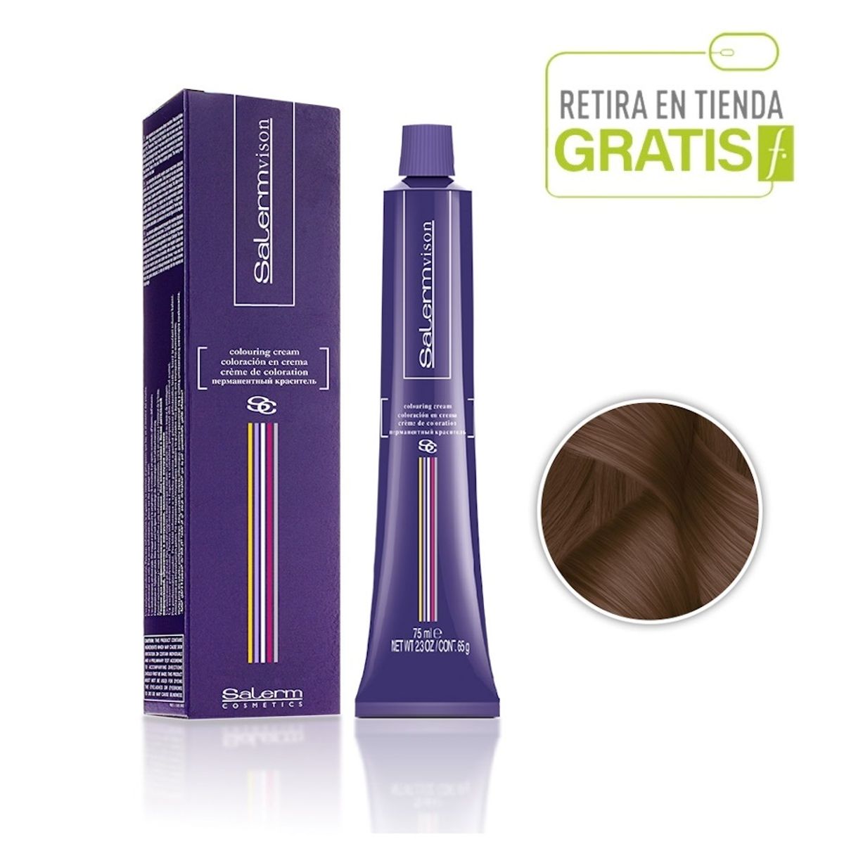 SALERM - SALERM Tintura SalermVision 7.735 rubio chocolate brasil