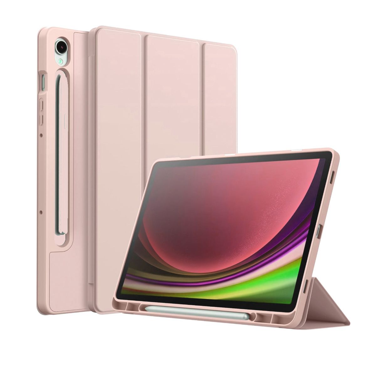 JOIGO - Funda Smart Cover Para Tab Samsung S10 Lite 10.9 Gold Rose