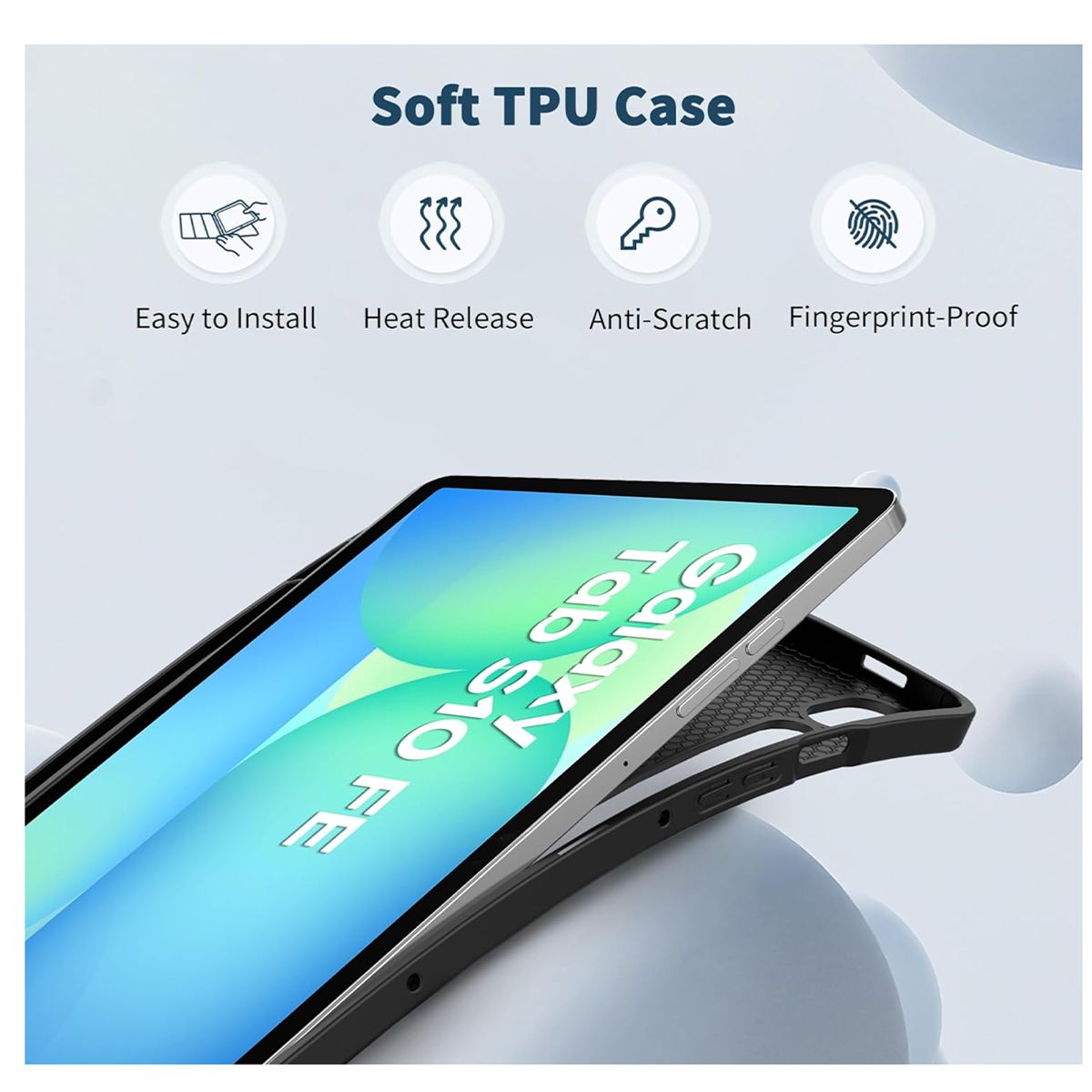 JOIGO - Funda Smart Cover Para Tab Samsung S10 Lite 10.9 Negro