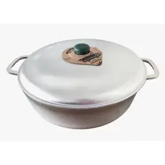 UNIVERSAL - Caldero Aluminio Fundido C/tapa 30 Cm (6 Litros)