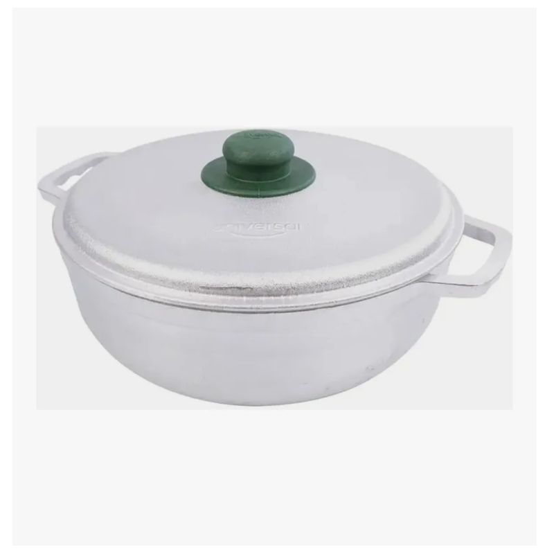UNIVERSAL - Caldero Aluminio Fundido C/tapa 24 Cm (3,2 Litros) Universal