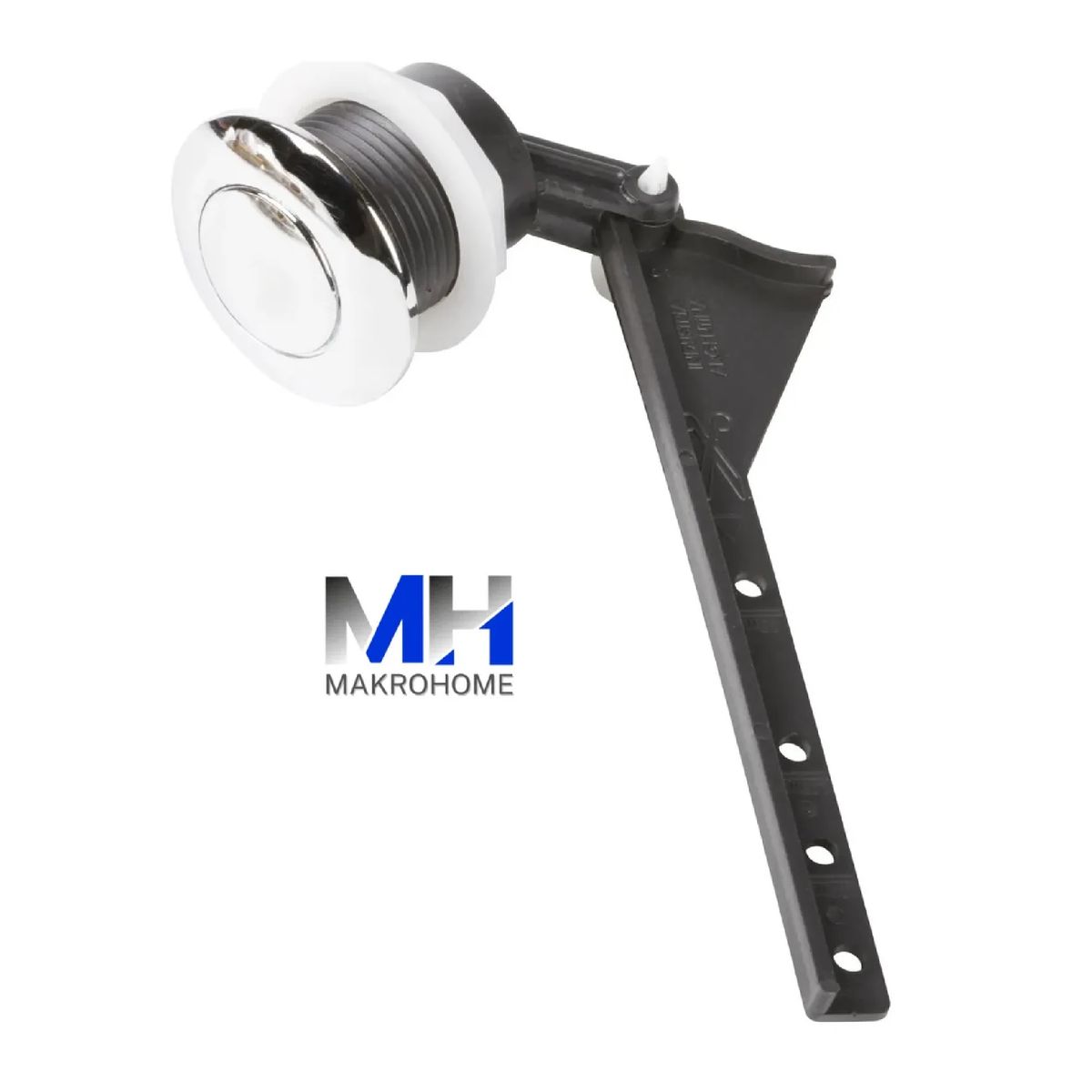 GENERICO - Boton De Descarga Lateral Para Estanque Wc Cromado Aquakit